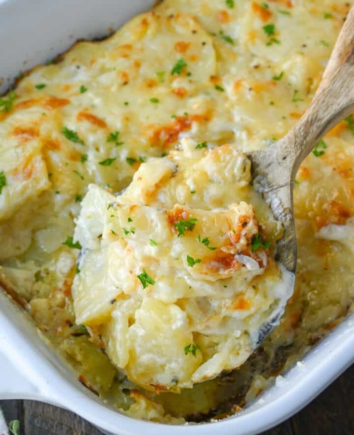 Creamy Potatoes Au Gratin Recipe - Butter Your Biscuit