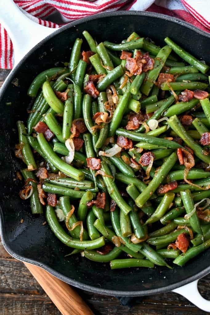 Green Beans with Bacon Recipe-Butter Your Biscuit