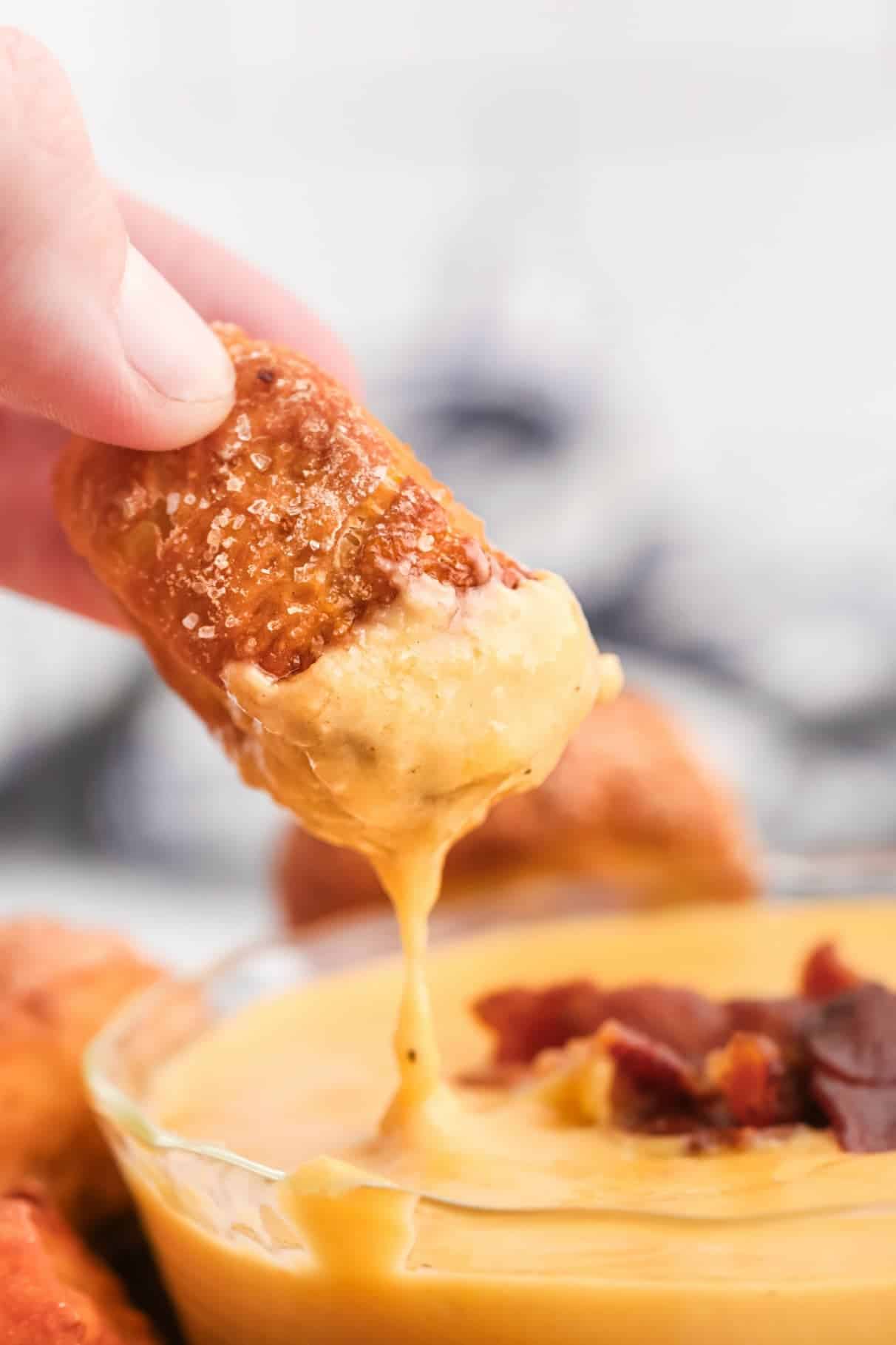 Homemade Pretzel Bites with Beer Cheese Dipping Sauce Recipe