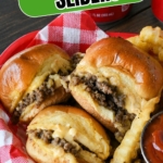 Chopped cheeseburger sliders pinterest pin