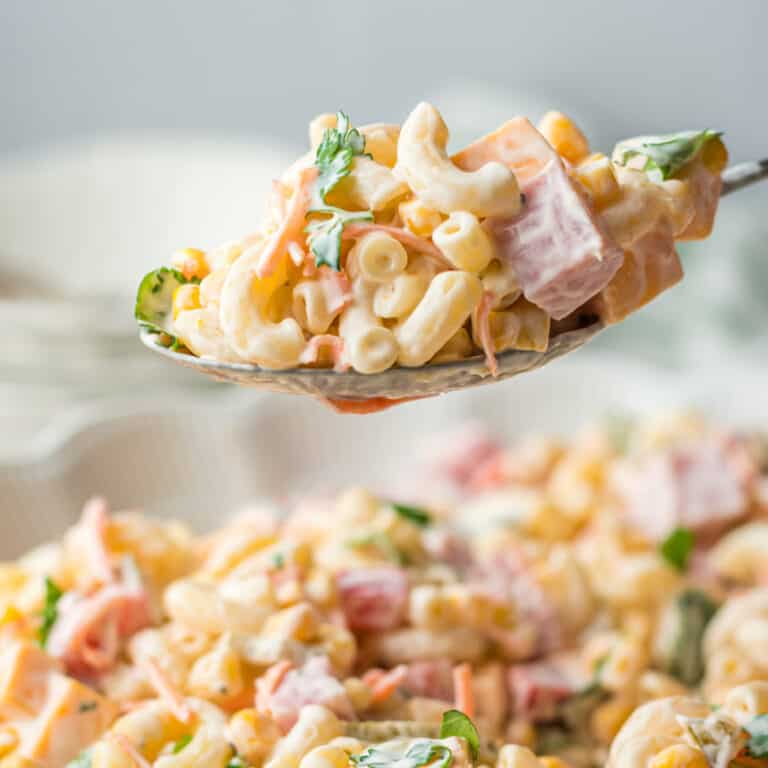 Mexican Ham Pasta Salad