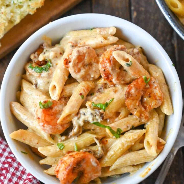 Creamy Garlic Shrimp Pasta Recipe