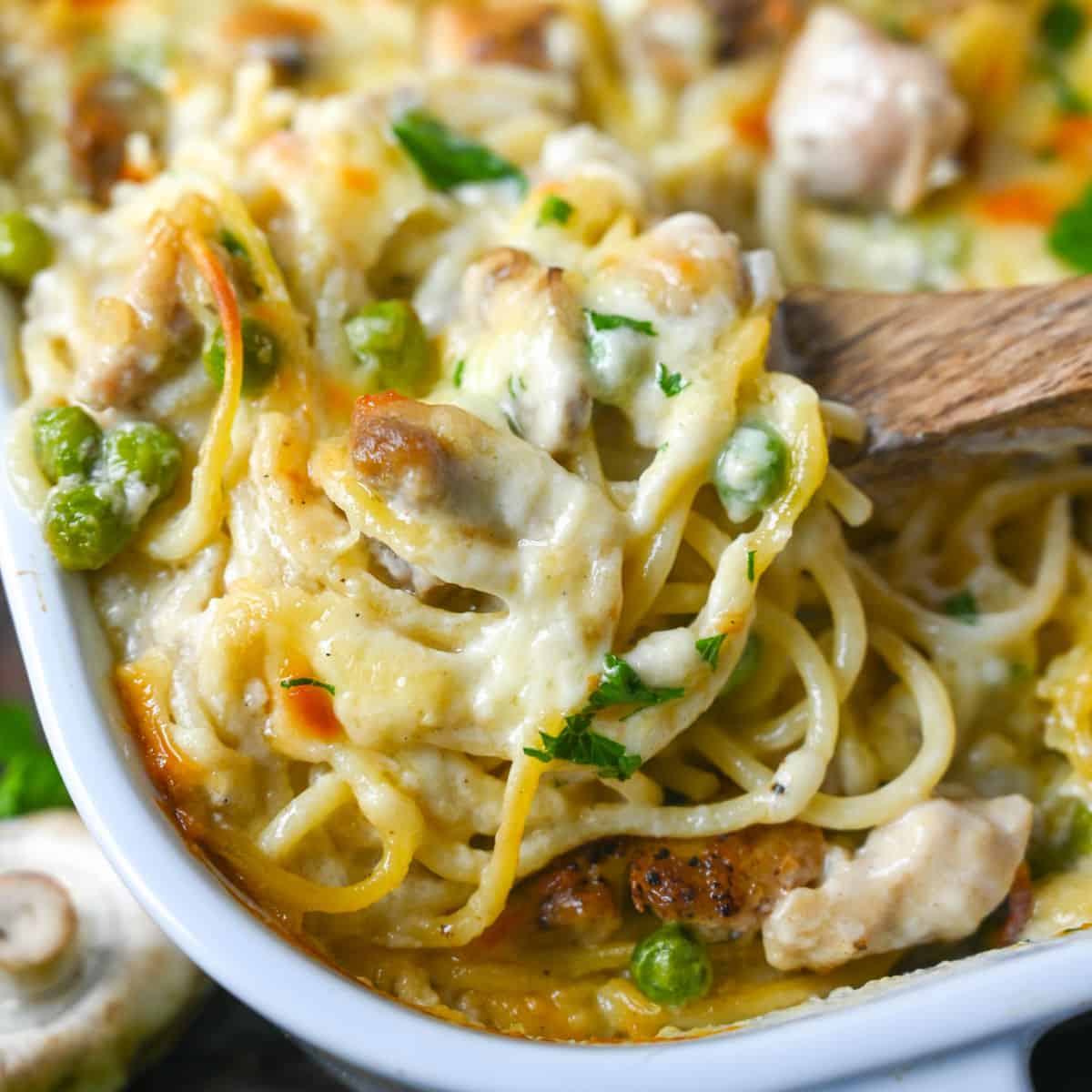 Creamy Cheese Chicken Tetrazzini Butter Your Biscuit