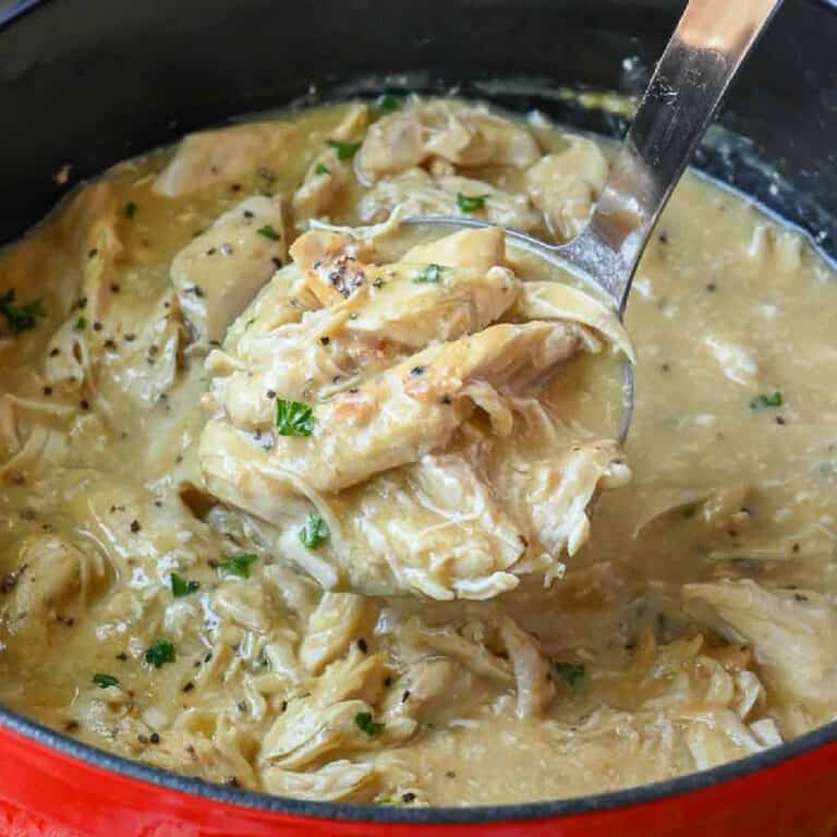 Easy Slow Cooker Chicken and Gravy