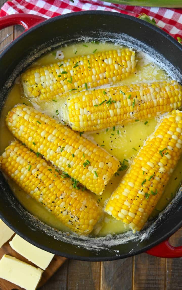 Milk Boiled Corn On the Cob Butter Your Biscuit