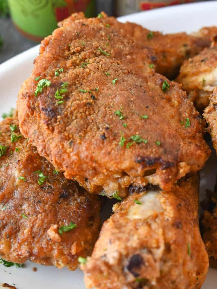 Southern Baked Chicken and Gravy | Butter Your Biscuit