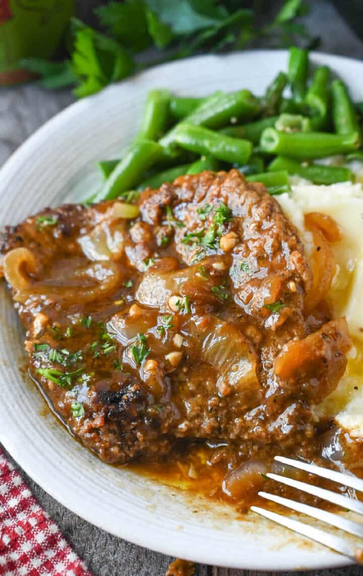 Cube Steak Recipe with Onion Gravy | Butter Your Biscuit