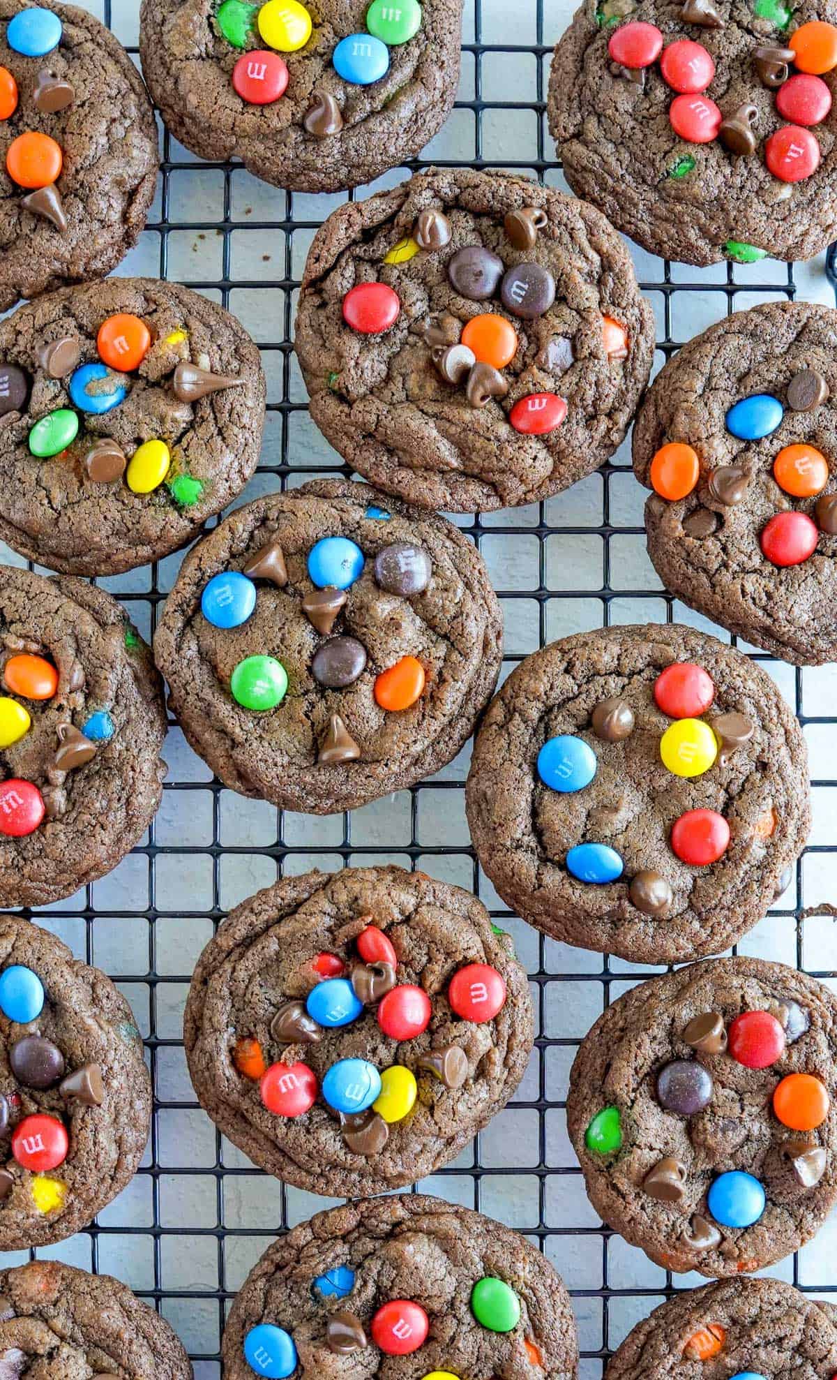 Chewy Chocolate M&M Cookies » the practical kitchen