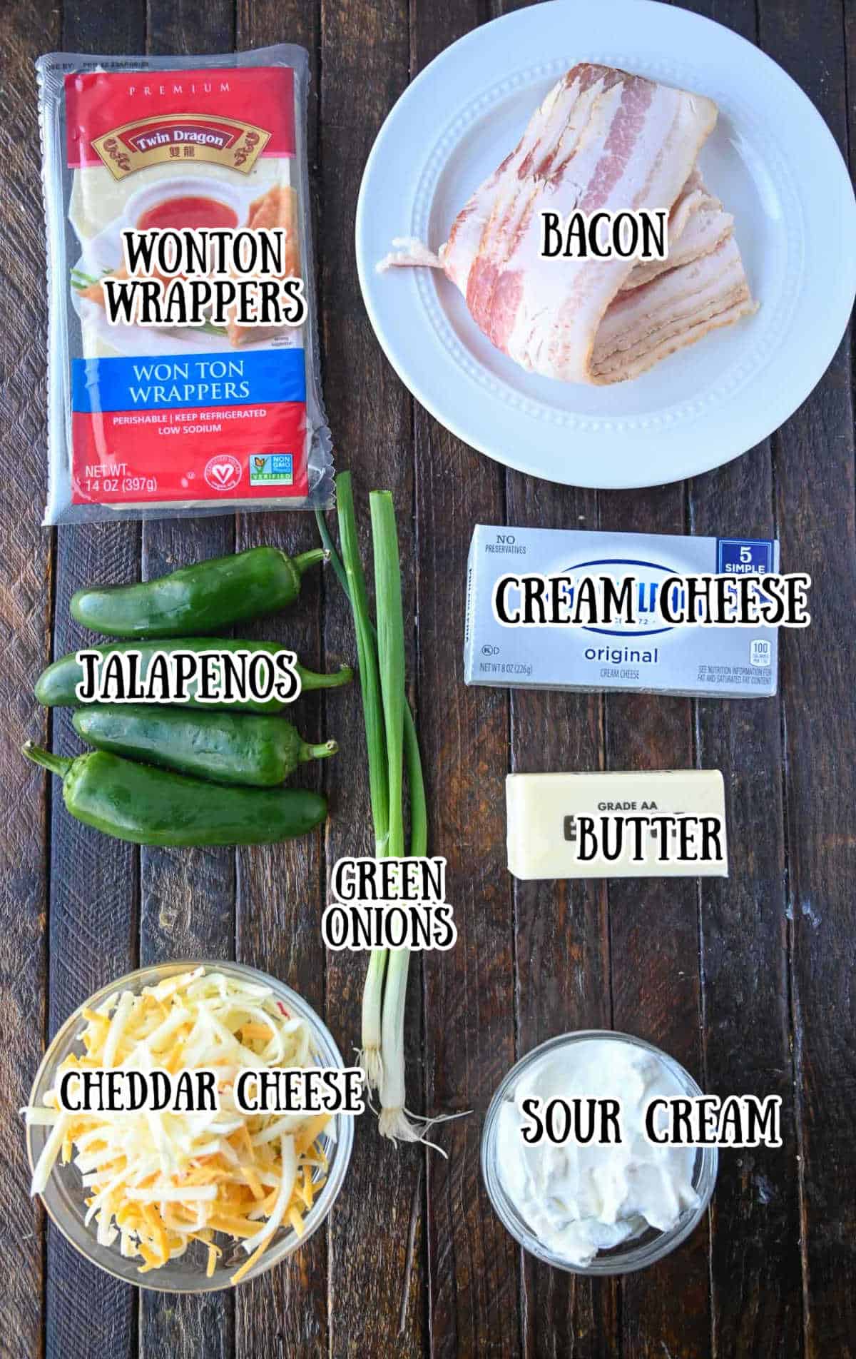 All the ingredients needed to make this recipe.