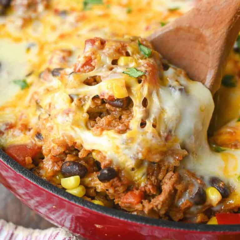 One Pot Mexican Rice Casserole | Butter Your Biscuit