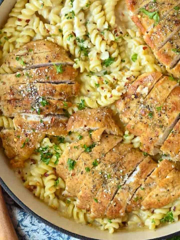 One Pot Mushroom Chicken and Rice | Butter Your Biscuit