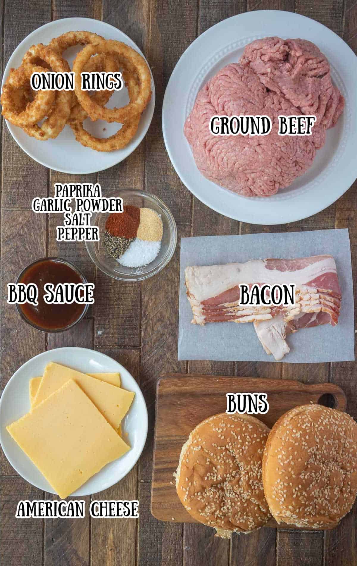 All the ingredients needed for this recipe.