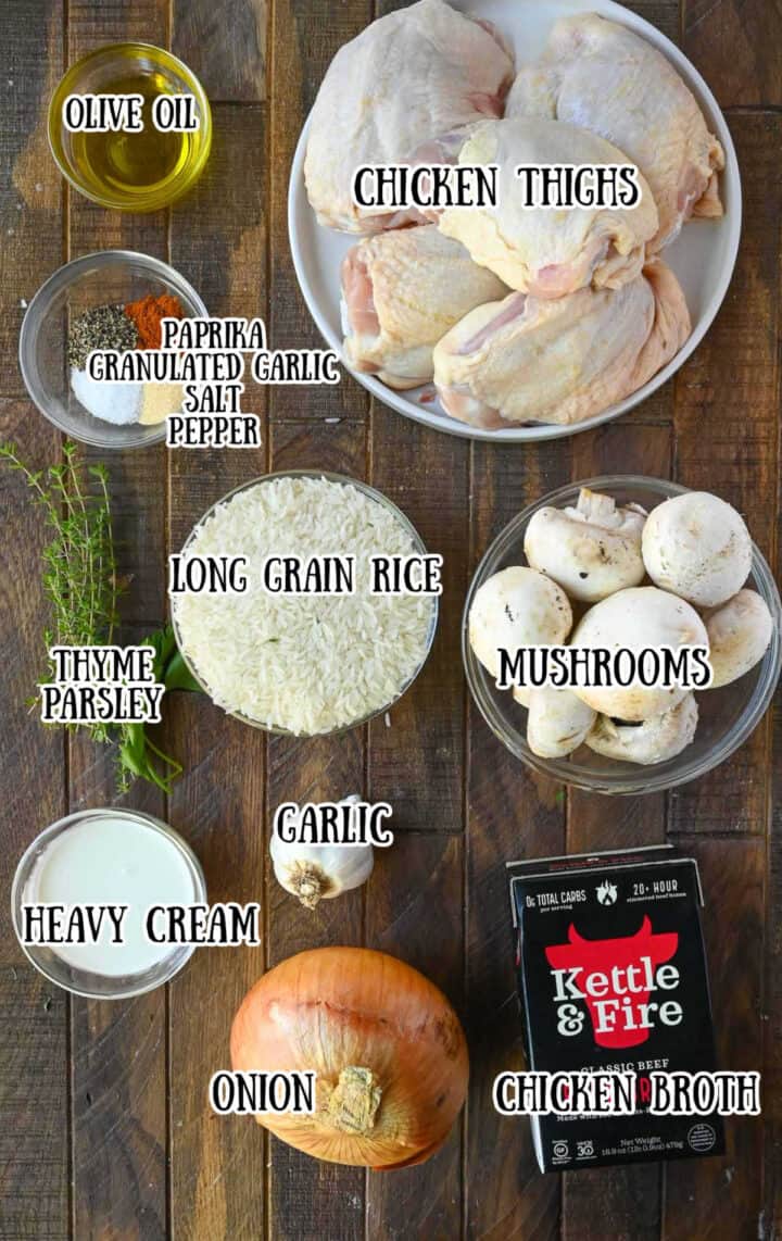 One Pot Mushroom Chicken and Rice | Butter Your Biscuit