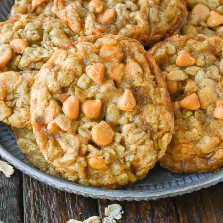 Old Fashioned Oatmeal Butterscotch Cookies Butter Your Biscuit