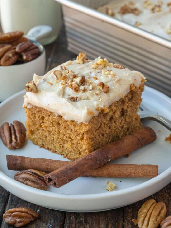 Sweet Potato Cake with Cinnamon Frosting | Butter Your Biscuit