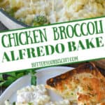 Chicken and broccoli pasta bake pinterest pin
