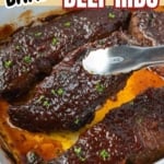 Oven baked ribs pinterest pin