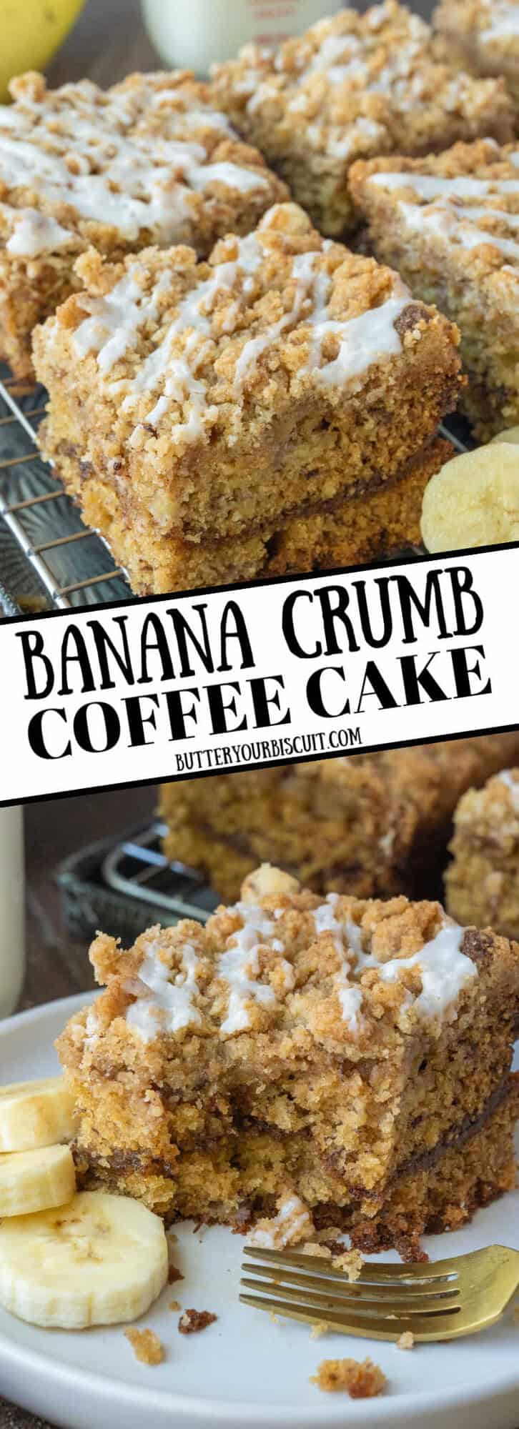 Banana Crumb Coffee Cake 