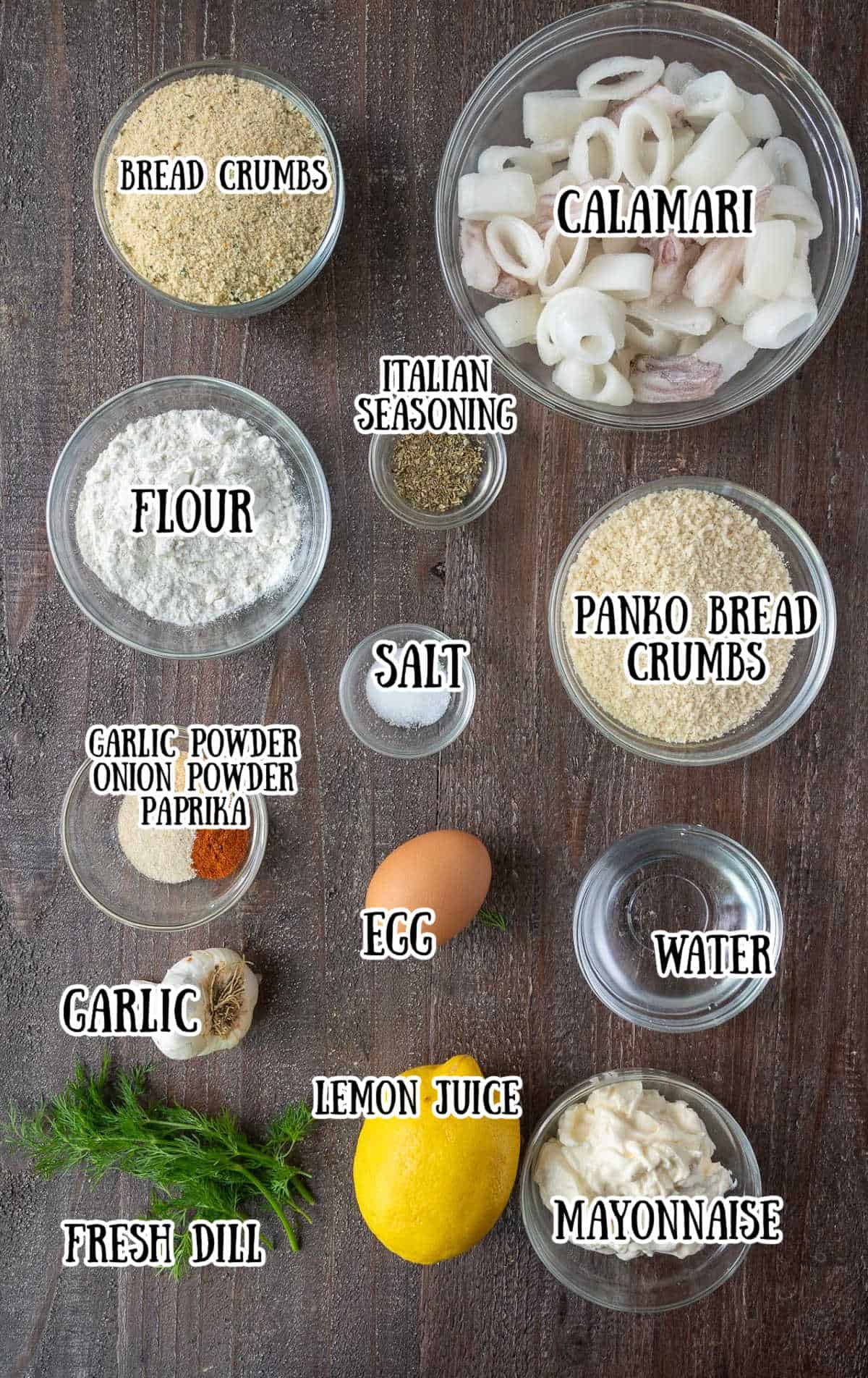 All the ingredients needed for this recipe.