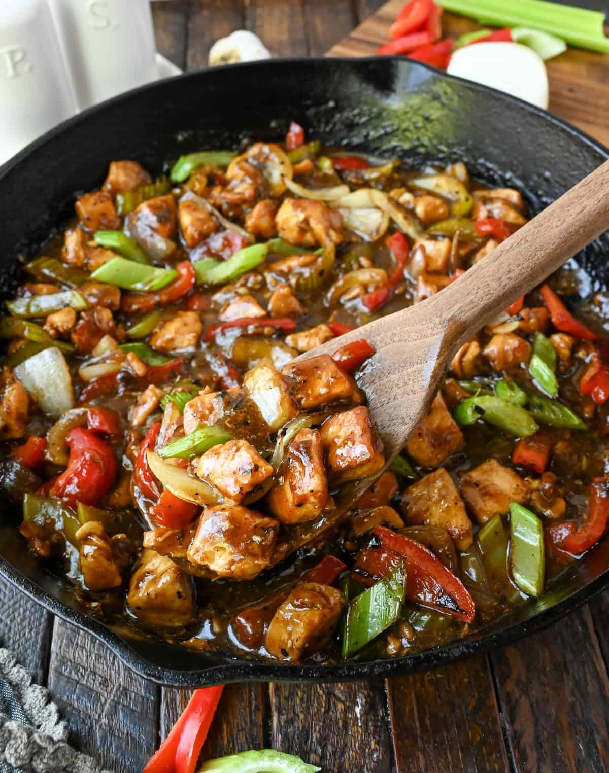 Black Pepper Chicken Stir Fry | Butter Your Biscuit