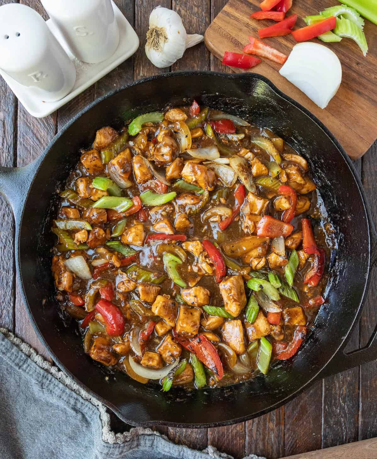 Black Pepper Chicken Stir Fry | Butter Your Biscuit