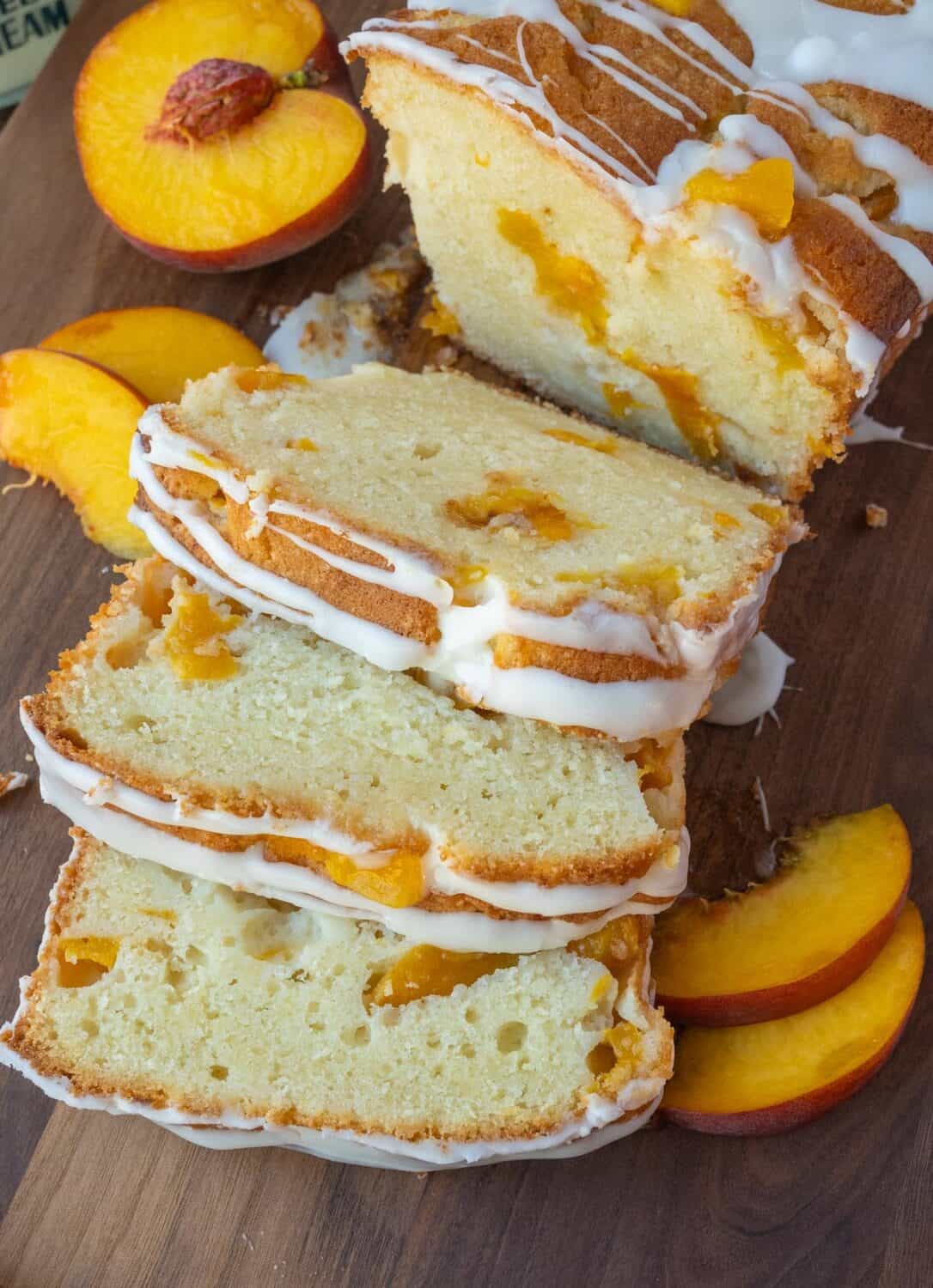 Peach Loaf Cake | Butter Your Biscuit