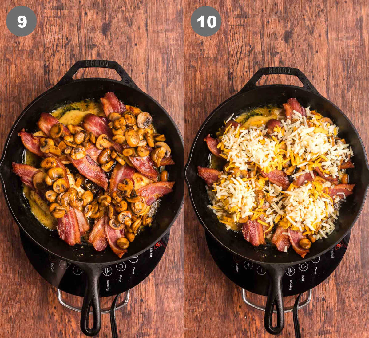 Steps 9 and 10 for making copycat alice springs chicken.