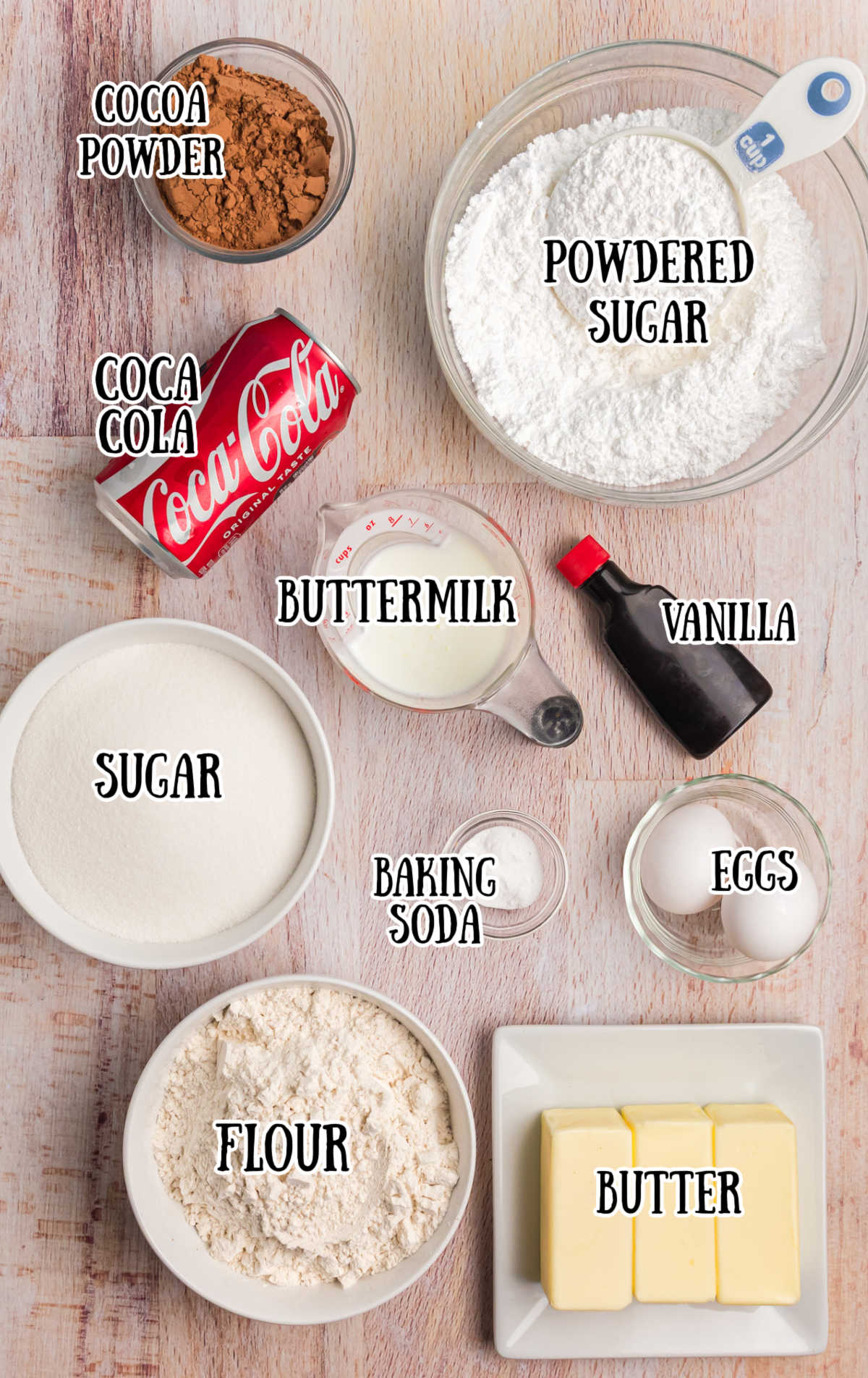 All of the ingredients needed for this recipe.
