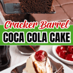 Cracker barrel coca cola cake pinterest pin.