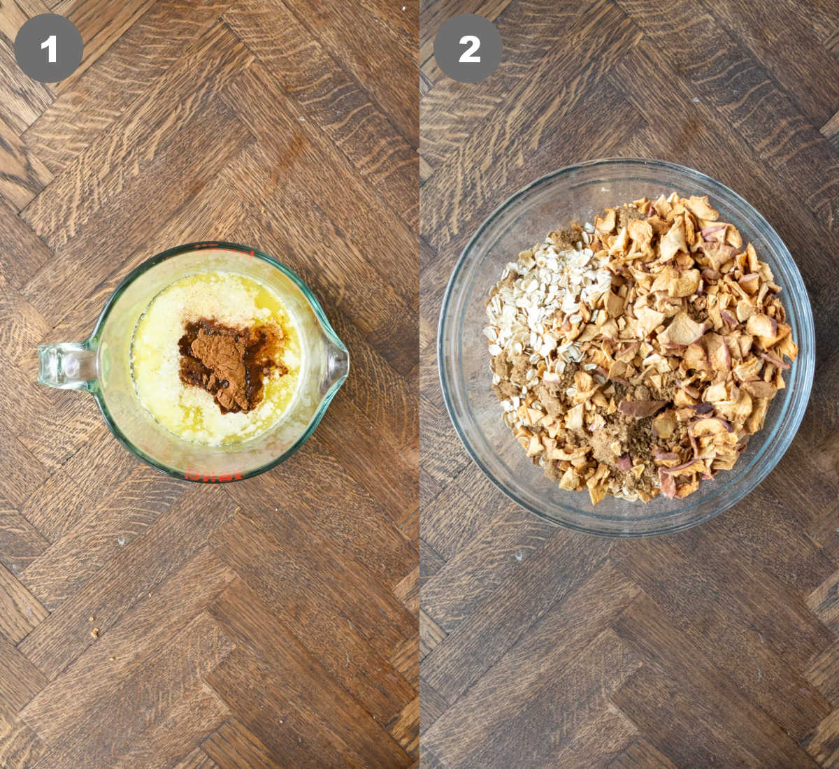 Butter mixed together in a bowl with the spices.
